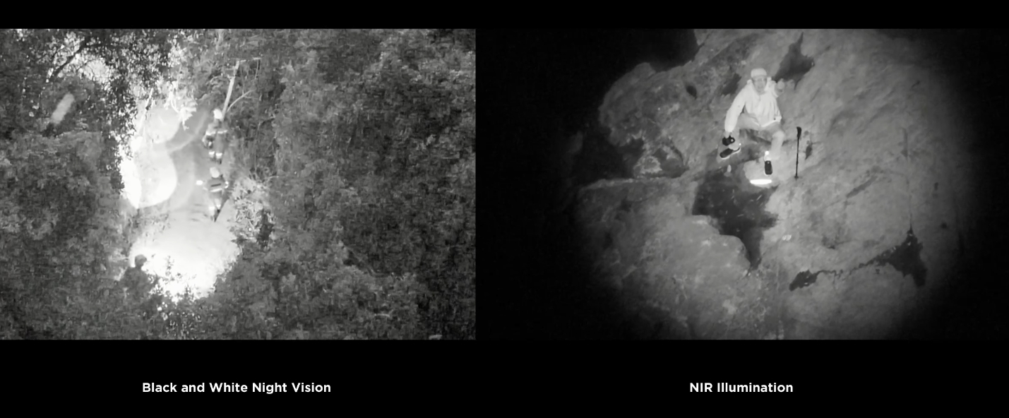 nocni rezim DJI H30T termokamery
